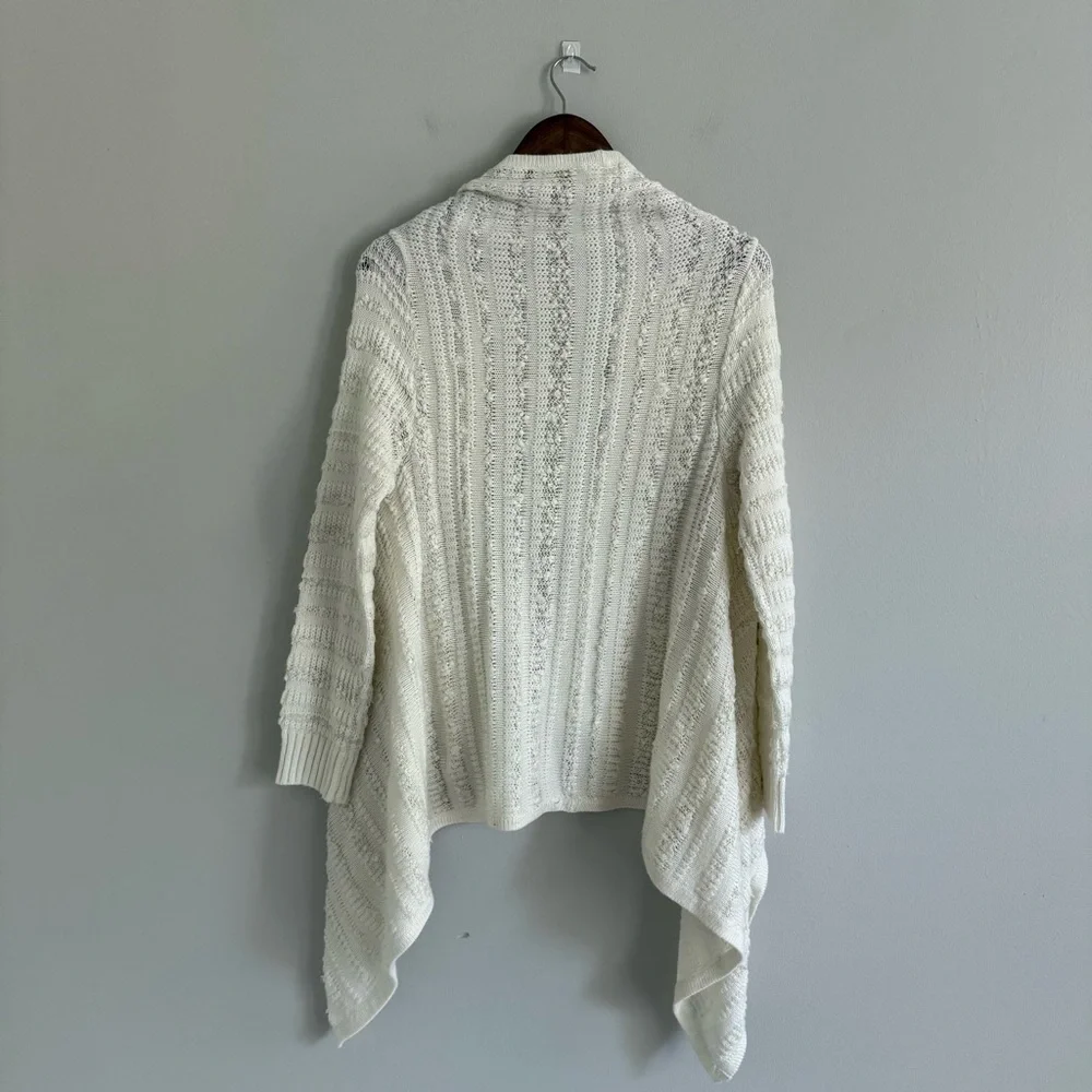 Xhilaration Women's Cream Cardigan Sweater - Picture 8 of 8